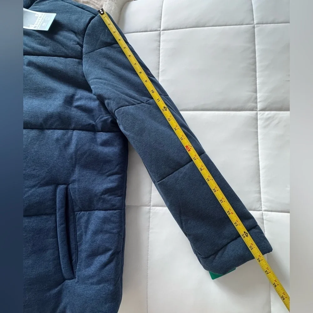 Soybu Men's Deep Blue Puffer Jacket Soybu Full Zip